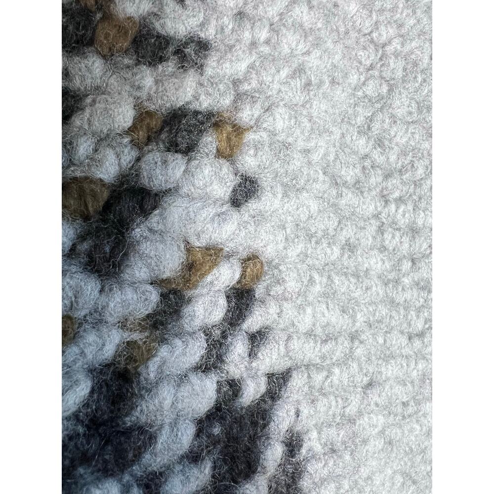 Lucky Brand Wool Size S Cardigan Lagenlook Layering Thick Knit Draped Oversized - Picture 12 of 12